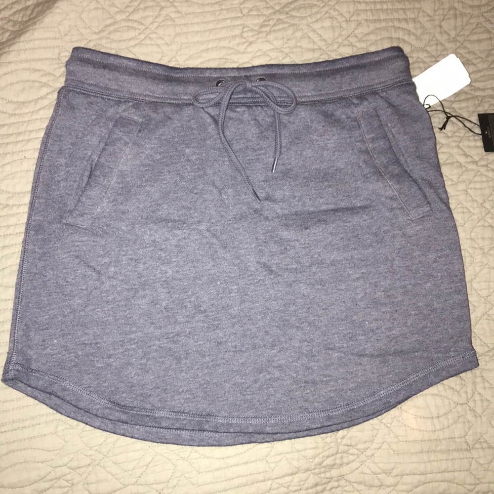 Forever 21 Cotton Skirt (navy blue)